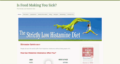 Desktop Screenshot of low-histamine.com